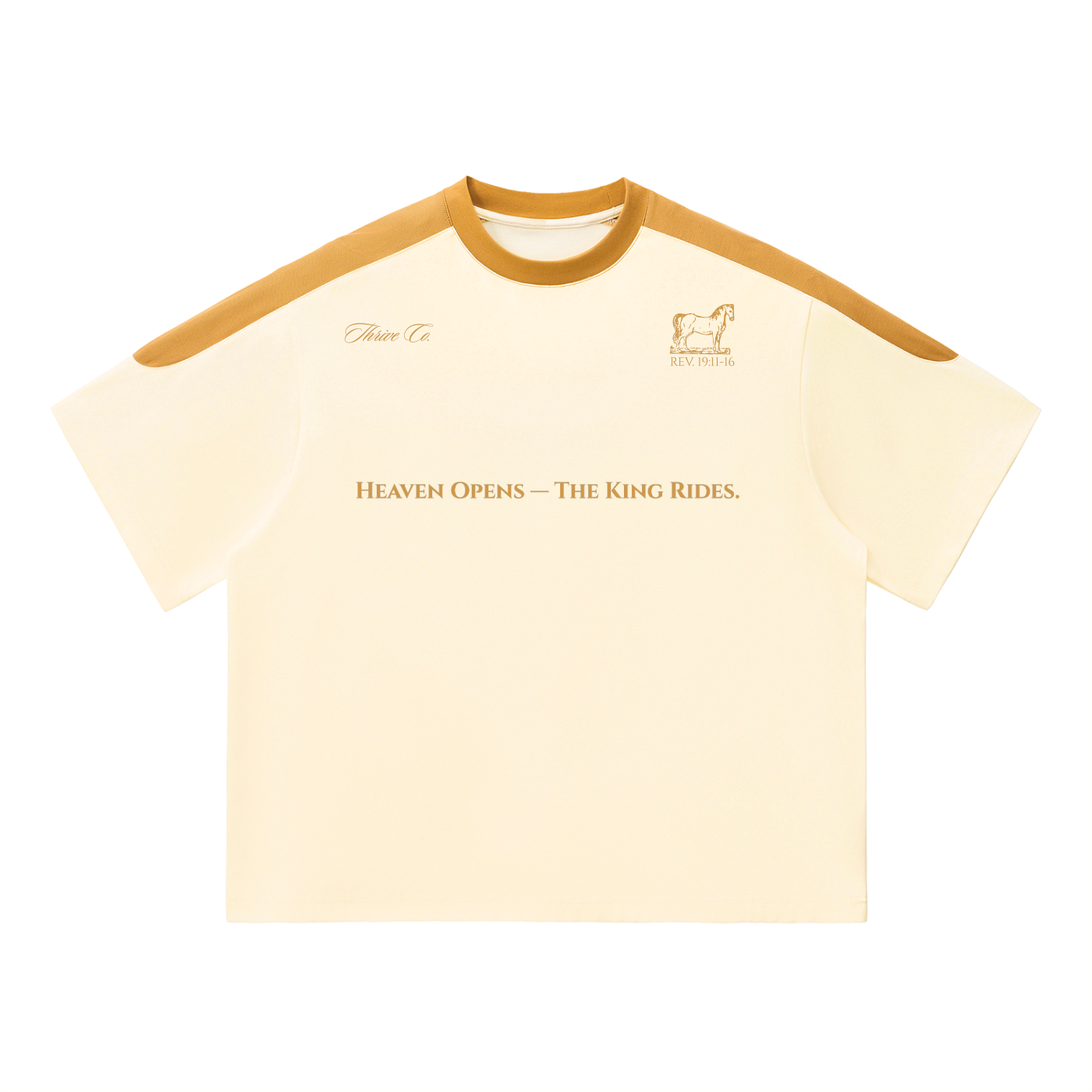 Revelations 19:11-16,Blocked Color Tee,Unisex