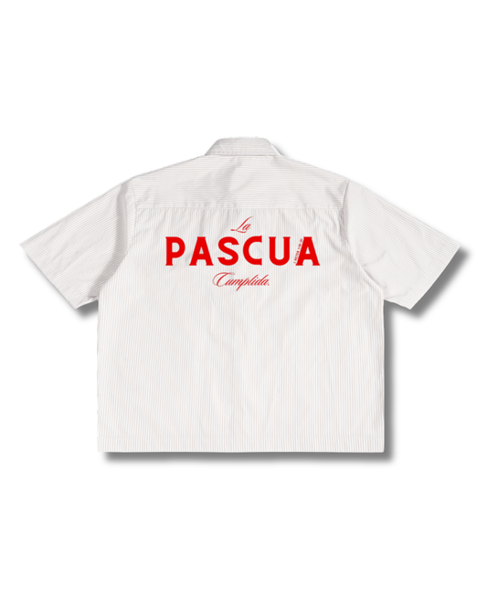 La Pascua Cumplida ~ Boxy Striped Button-Up